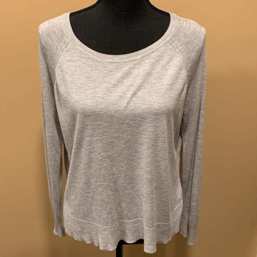Zara Gray Relaxed Fit Sweater Size M